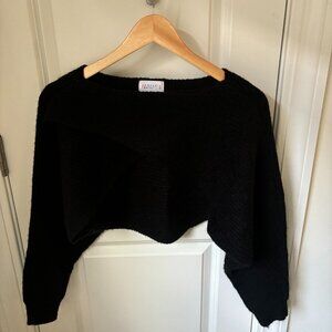 compania fantastica black sweater size S